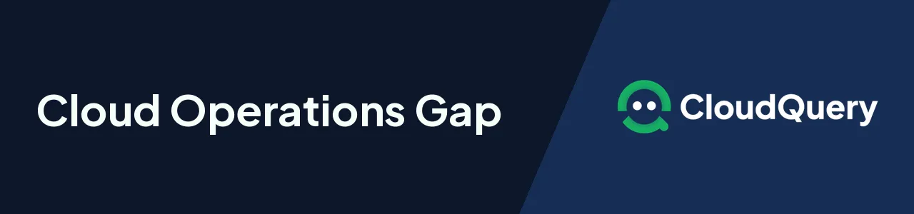 Blog header for The Cloud Operations Gap: Part 1 of the Cloud Operations Playbook series