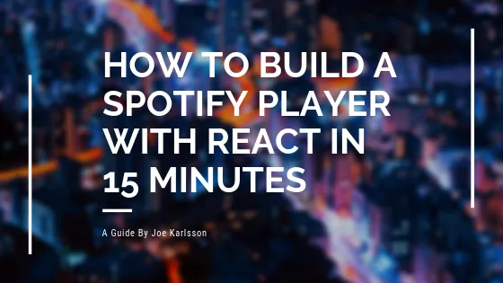 React Spotify Player