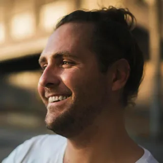 Joe Karlsson speaking at a conference