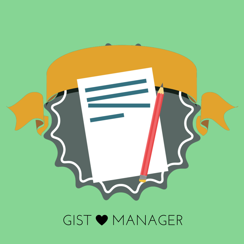 Gist Manager