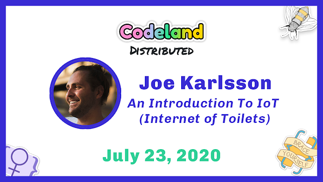 Codeland Distributed Conf 2020 Promo Image feat Joe Karlsson